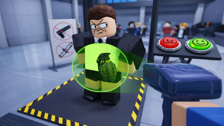 Secure the Airport gameplay screening scene